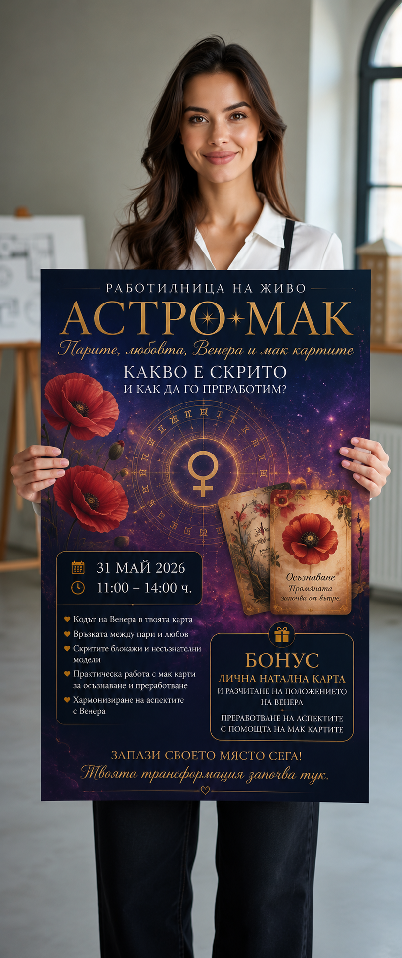 Астро-МАК Работилница: Любов, пари и Венера 2