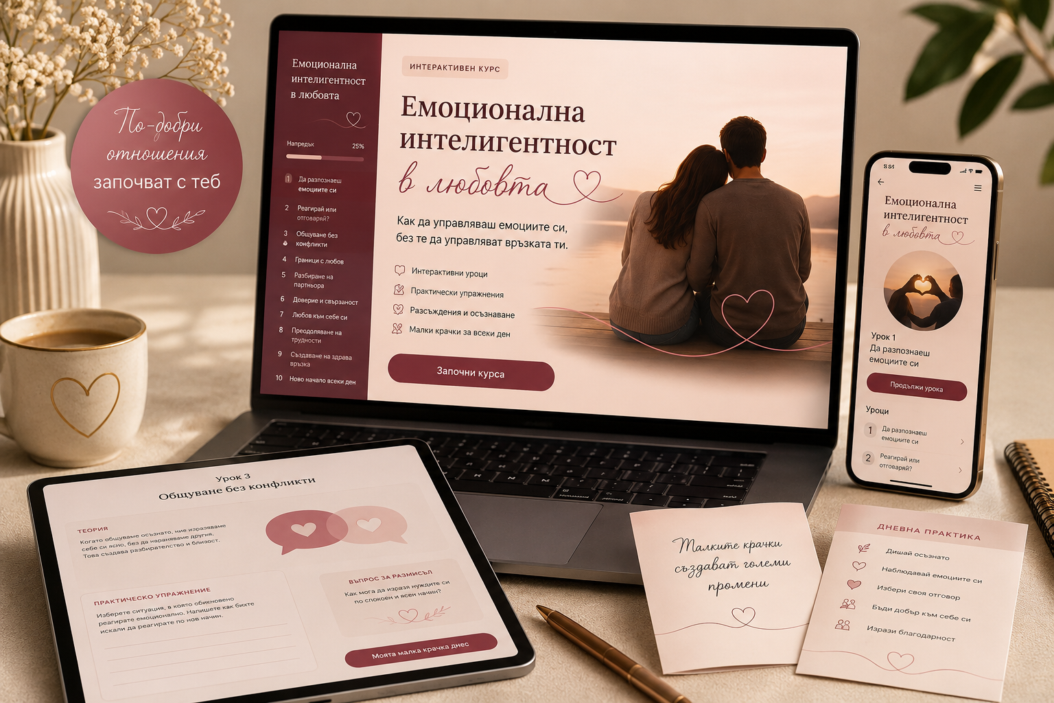 Емоционална интелигентност в любовта. Как да управляваш емоциите си без, те да управляват връзката ти 2