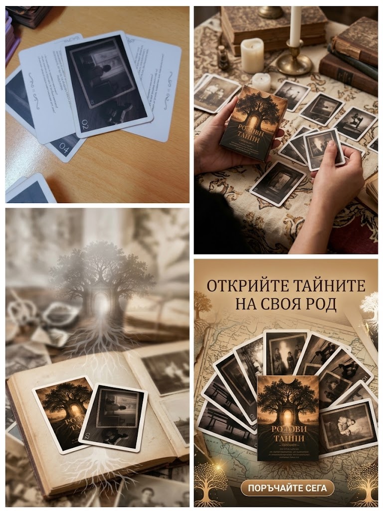 Троен комплект МАК карти „Родови тайни“ + „Родови програми“ + „Вторични ползи“ 4